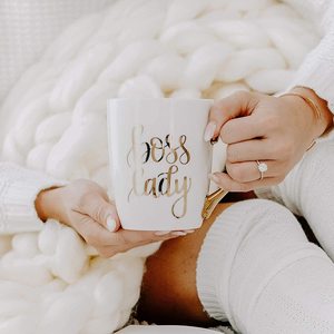 <span class=keywords><strong>Mug</strong></span> Boss Lady avec poignée dorée - Product Image 3