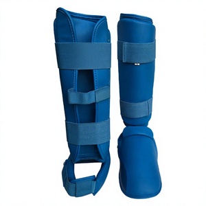 Saibro Blue EVA Shin and <b>Instep</b> Guards for Boxing Training Protective Gear - Product Image 6