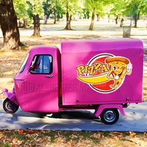 ALLBETTER Mobile triciclo elettrico <span class=keywords><strong>Piaggio</strong></span> APE <span class=keywords><strong>furgoncino</strong></span> carrello cibo con cucina completa per bevande Bar Catering camion per la vendita - Product Image 2