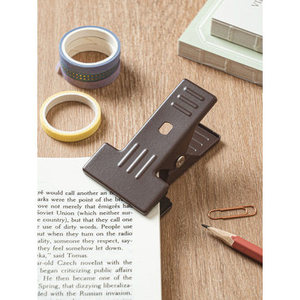 Mood Book Stopper Vintage ottone metallo materiale plastico supporto libro per uso ufficio - Product Image 1