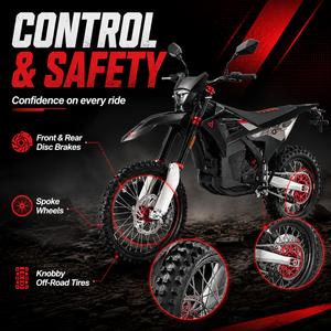 Motocicleta Todoterreno Leopard EXE L3E 2026, 39kw, 90V75Ah, 880Nm, Autonomía de 215km, Velocidad Máxima de 130km/h - Product Image 4
