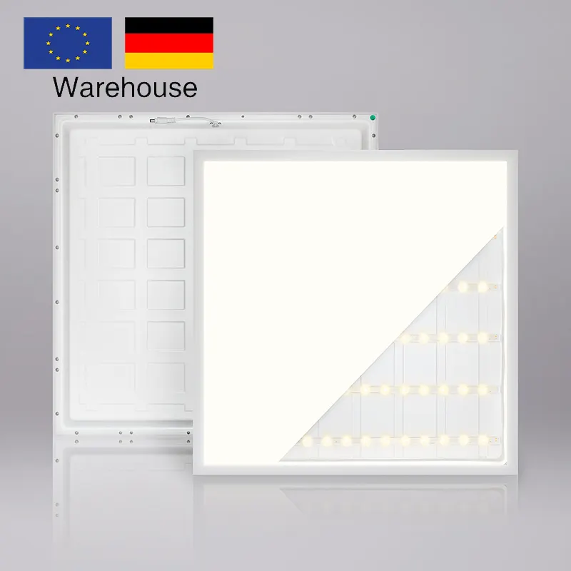 Stock In germania per interni risparmio energetico Led pannello di luce 60x60 62x62 quadrati retroilluminato piatto Led pannello per ufficio