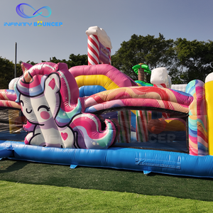 Casa de Brinco Comercial de Alta Calidad con Tobogán, Inflable, con Obstáculos, en Venta - Product Image 6