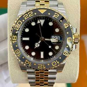 <span class=keywords><strong>Orologio</strong></span> Business con Quadrante Nero Bicolore in Acciaio Inossidabile 904L e Vetro Zaffiro di Qualità 5A - Product Image 2