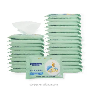 Prix bas de haute qualité personnalisé non stimulant 0 ajouter toallas humedas 10 pièces lingettes humides pour les mains et les bébés