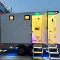 Livraison directe d'usine de toilettes mobiles, toilettes écologiques, toilettes temporaires démontables sur les chantiers