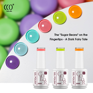 Esmalte de Uñas en Gel CCO RAINBOW DROPS, 12 Colores, Esmalte Líquido para Uñas, Sin HEMA/TPO, Estilo Francés para DIY, en Botella - Pedido Mínimo 100 Piezas - Product Image 1