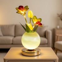Lampe de chevet créative Tulip pour chambre à coucher, lampe décorative d'ambiance