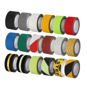 Cinta Antideslizante de Doble Color de Alta Visibilidad para Seguridad, Cinta de Agarre Antideslizante para Pisos de Fábricas y Almacenes - Product Image 2