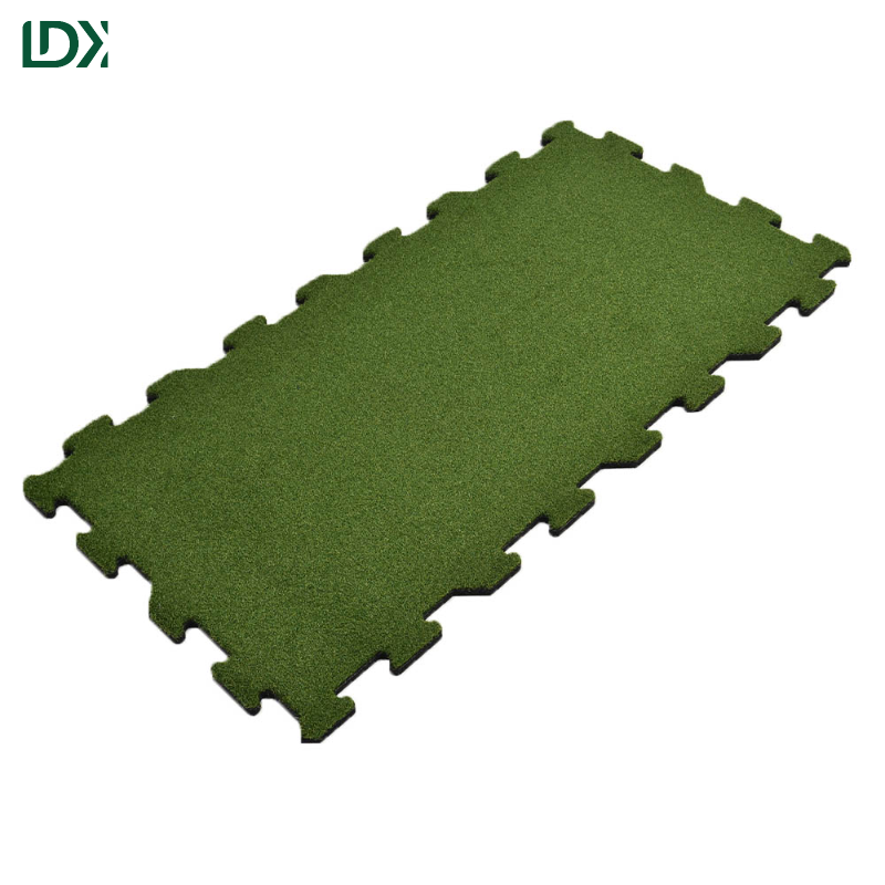 Portable Interlocking Turf Tiles Shock Absorption Anti-Slip Artificial ...