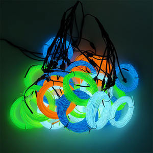 <span class=keywords><strong>Neon</strong></span> esnek şerit işık 1-100M EL tel araba dans partisi için toptan + denetleyici LED ışık EL tel - Product Image 5