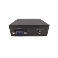 Mudah untuk Menghubungkan VGA Jantan ke HDMI Betina, Adaptor Konverter HD 1080p