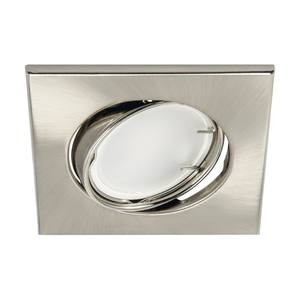 Aro cuadrado basculante empotrable GU10 50W IP20 88 cromado mate - Iluminación interior decorativa y funcional. - Product Image 1