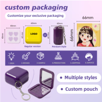 Meilleure vente étui à miroir hydrocolloïde portable patch anti-acné ultra-mince pour les voyages