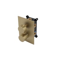 Mitigeur de robinet de douche thermostatique avec inverseur pour vanne de douche intégrée avec inverseur à 3 voies