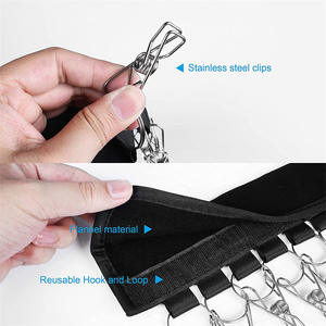 Dispositivo de Almacenamiento Multifuncional Portátil para Guardarropa, para Uso Doméstico, Incluye Ganchos para Colgar Calcetines y Ropa Interior, con Múltiples Clips - Product Image 3