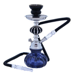 JC JC-514 Chicha de Haute Qualité pour Fumeurs, 11x27cm, Tube Unique, Style Égyptien Classique, Chicha en Verre et Métal Portable - Product Image 5