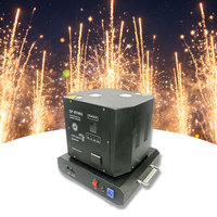 MINGLANG 1300W Feux d'artifice électriques à étincelles froides oscillantes, contrôle DMX512, construction en fer, multi-tension, préchauffage de 3 minutes