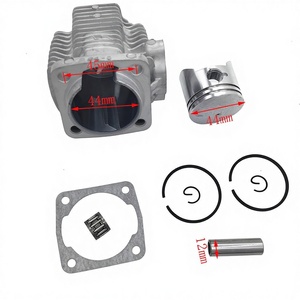 49CC 发动机气缸盖 44-6 或 47CC 套件 40-6 带活塞销完整套件，适用于 2 冲程迷你越野车 ATV 四轮摩托车 - Product Image 2
