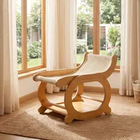 Lit pour chat en bois robuste avec griffoir en sisal – Vente en gros