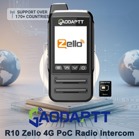Radio PTT 4G GaodaPTT Global Jangkauan Jauh Tahan Air dengan Kartu SIM, Walkie Talkie Android Genggam, Interkom Radio Dua Arah