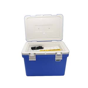 Sıcaklık kontrolü için termometre ile ilaç ve kan için 20L plastik buz soğutma kutusu - Product Image 4