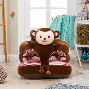 Lindo Sofá de Peluche de Algodón para Bebés con Diseño de Dibujos Animados, Cojín Plegable con Funda Cómoda para Uso en el Dormitorio - Product Image 2