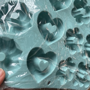 Moules en silicone pour biscuits et desserts à 12 cavités, <span class=keywords><strong>forme</strong></span> de fleur et de cœur, <span class=keywords><strong>moule</strong></span> à pâtisserie pour biscuits - Product Image 5
