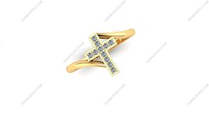 18K Gold Plated <b>Sterling</b> <b>Silver</b> Prong <b>Set</b> Dainty Stackable <b>Ring</b> <b>Set</b> Women Moissanite Cross Thin Luxury Certified <b>Rings</b> Trendy - Product Image 6