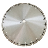 Piringan gergaji las Laser berlian 14 ", piringan pemotong batu segmen campuran untuk beton granit