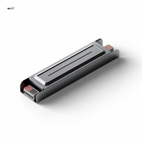 Boîte à lumière LED ultra-mince alimentation 24V basse tension 12V transformateur d'armoire de bande lumineuse linéaire 220 tr/min DC bandes lumineuses intelligentes