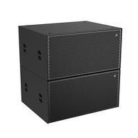 Subwoofer DJ professionnel passif 2400W 2 x 18 pouces 2026, réponse en fréquence 38Hz-250Hz, SPL max 141dB, pour spectacles en extérieur et stades