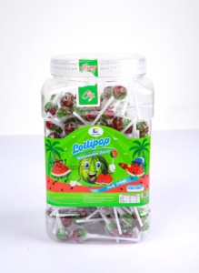 Watermelon Lollipop <b>Candy</b> Tasty Sweet Soft <b>Candy</b> Dai Long Supplies Best Quality Taste Fruit <b>Candy</b> With Stick - Product Image 5