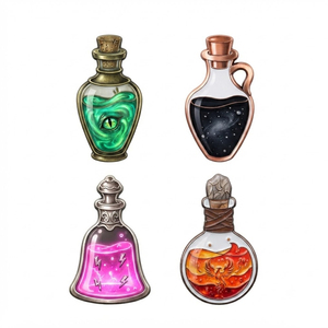 Broches en métal personnalisées <span class=keywords><strong>Harry</strong></span> <span class=keywords><strong>Potter</strong></span>, épingles émaillées souples et dures, style antique et moderne, vente en gros - Product Image 1