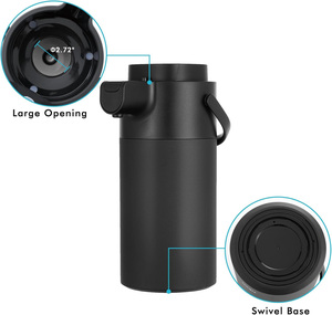 PINKAH Nuovo Arrivo Thermos per Caffè Grande da 135oz/4L in Acciaio Inox a Doppia Parete Isolato con Pompa Dispensatrice 24 Ore+ - Product Image 2