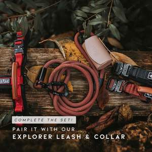 สายรัดสุนัขแบบพรีเมี่ยมสำหรับนักสำรวจสายรัดทำจากไนลอนเนื้อนุ่มสามารถปรับได้สำหรับสุนัขตัวใหญ่คลาสสิก - Product Image 5