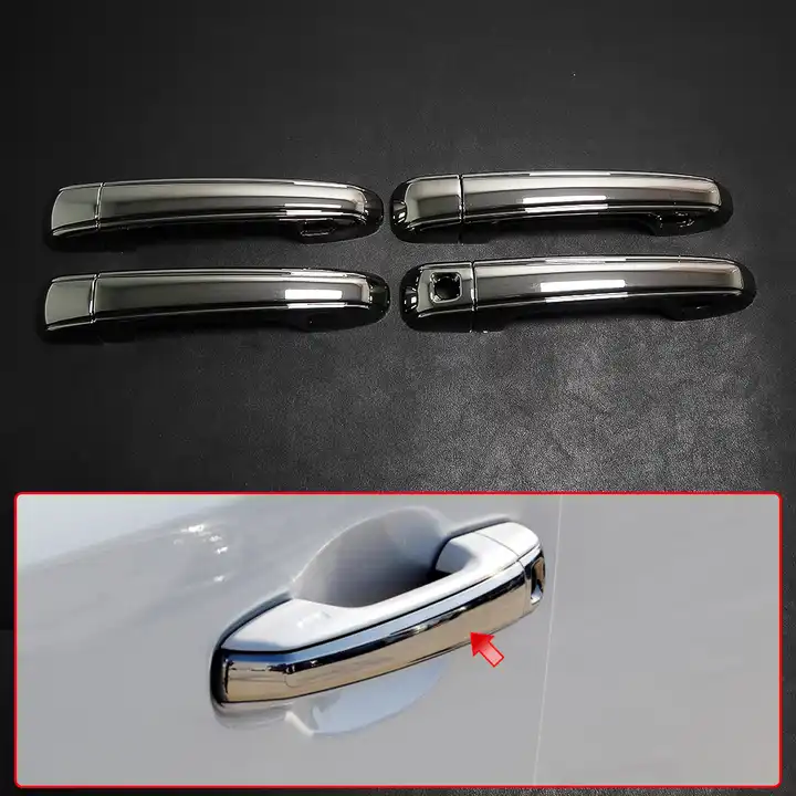 black exterior door handle protector door