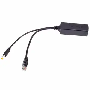 POE ספליטר 48V כניסת 12V 2A פלט עם IEEE 802.3af/at מתאם מתח אקטיבי על Ethernet למעקב אחר מצלמות אבטחה