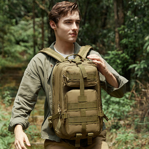 Masawei Tactical <b>Backpack</b> 50L Large Capacity Molle System Outdoor Sports <b>Backpack</b> Unisex Lightweight Durable <b>Backpack</b> - Product Image 4