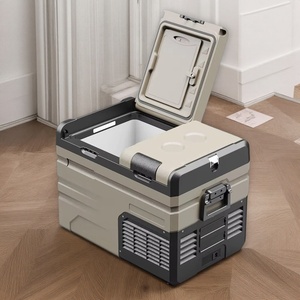 Frigorifero Portatile per <span class=keywords><strong>Auto</strong></span> 12V 24V, Congelatore a Compressore per Casa e Veicoli, Piccolo Refrigeratore per Campeggio e Viaggi all'Aperto - Product Image 1