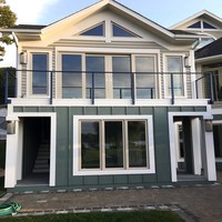 Rampe latérale en acier noir pour balcon et jardin, prix usine EKOO, pour balustrade en acier inoxydable