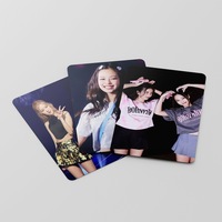9 Modèles 55Pcs/Boîte Lomo Card K-pop Double Face Printing Pink Girls Lomo Card for Music Fans