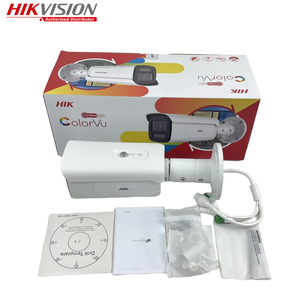 Hikvision ColorVu DS-2CD2T47G2-LSU/SL 24/7 colorato per immagini luce stroboscopica udibile di avvertimento Audio bidirezionale 4MP Bullet telecamera di rete - Product Image 4