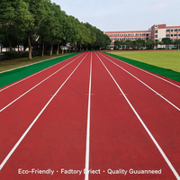 Piste d'athlétisme extérieure en tartan synthétique, épaisseur standard 13 mm, coût au mètre carré pour les stades en Australie