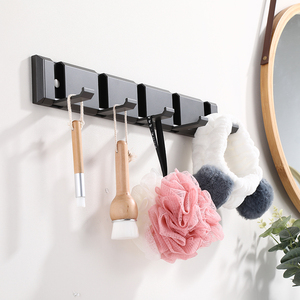 מודרני 5 מעיל קיר משולשים מתלה ווים לתליית בגדים מעילים כובעים; לשימוש בחדר אמבטיה - Product Image 5