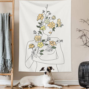 Mantel Nórdico Pequeño con Estampado <span class=keywords><strong>de</strong></span> Mandala, <span class=keywords><strong>de</strong></span> Poliéster Lavable a Máquina, Ecológico, Estilo Boho Rústico para Colgar en la Pared - Product Image 3