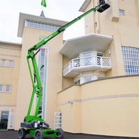 Listo para enviar: Elevador de plataforma articulada eléctrico autopropulsado de 12m, 14m, 16m, 18m, 20m, 22m, tipo cesta elevadora, en stock.