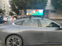 Écran vidéo LED double face haute luminosité, couleur pleine, classé IP65, pour publicité sur le toit de taxi, affiche numérique, OEM, extérieur, SDK