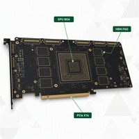 Fabricant de cartes accélératrices IA pour centres de données - Carte multicouche HDI à haute densité de circuits, plaqué or, pour serveurs d'entraînement GPU