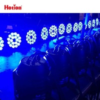 18x10W boîtier en aluminium haute puissance RGBWA + UV 6 en 1 led slim flat par light